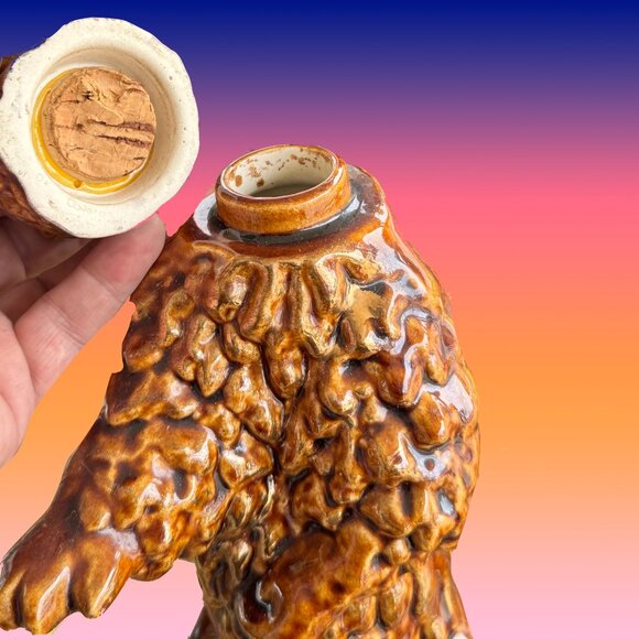 1968 Ezra Brooks "Sippin' Whiskey" grizzly bear decanter - Picture 6 of 6